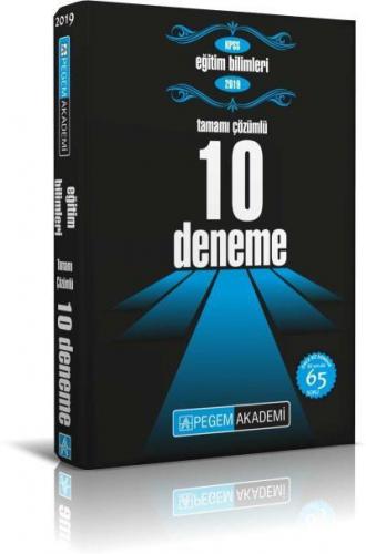 Pegem KPSS Eğitim Bilimleri Tamamı Çözümlü 10 Deneme- Pegem Akademi Ya