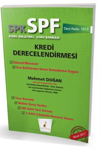 SPK-SPF Kredi Derecelendirmesi Konu Anlatımlı Soru Bankası; 1017