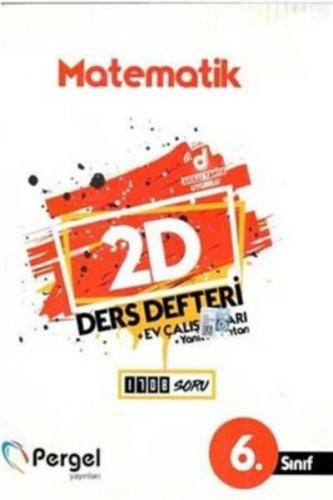Pergel 6. Sınıf Matematik 2D Ders Defteri-YENİ