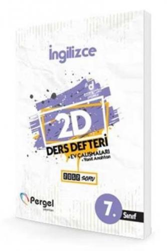 Pergel 7. Sınıf İngilizce 2D Ders Defteri-YENİ