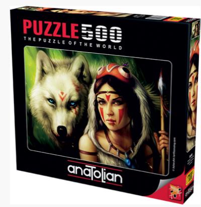 Anatolian Puzzle 500 Parça Savaşçı Prenses 3600 Kolektif