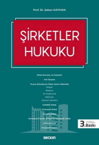 Şirketler Hukuku-Şaban Kayıhan