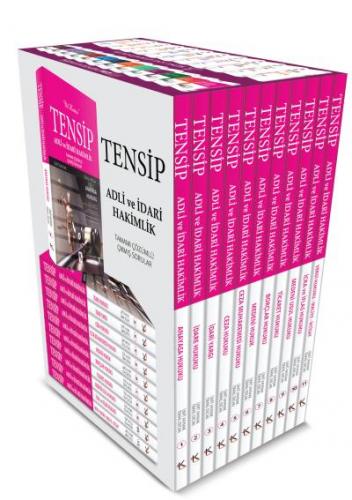 Tensip Adli ve İdari Hakimlik Tamamı Çözümlü Çıkmış Sorular (11 Kitap 