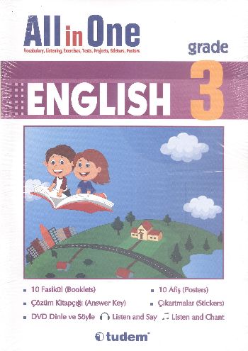 Tudem 3. Sınıf İngilizce All İn One English Grade-3 Komisyon