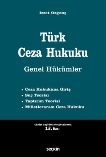 Türk Ceza Hukuku Genel Hükümler