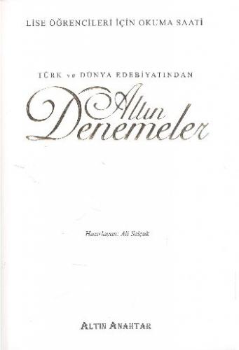 Türk Edebiyatından Altın Denemeler