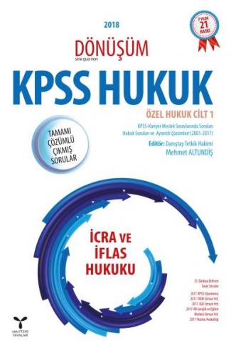 Umuttepe KPSS Hukuk - Dönüşüm-İcra ve İflas Mehmet Altundiş