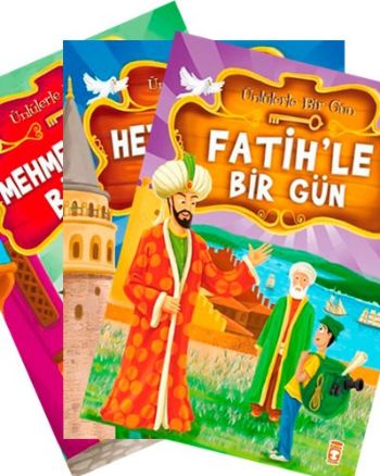 Ünlülerle Bir Gün Seti (10 Kitap Takım); Ünlülerle Bir Gün Serisi, 8+ Yaş