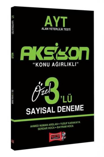 Yargı Yayınları  AYT Aksiyon Sayısal 3’lü Deneme