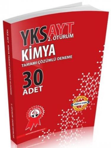 Zafer YKS AYT Kimya Tamamı Çözümlü 30 Deneme 2. Oturum Zafer Yayınları