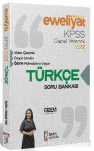 KPSS Evveliyat Lisans Genel Yetenek Türkçe Video Çözümlü Soru Bankası