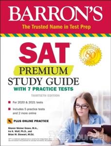 Barron's SAT Premium Study Guide With 7 Practice Tests