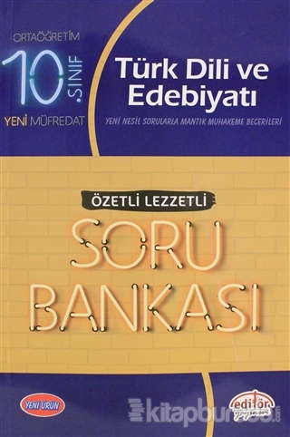 10. Sınıf Türk Dili ve Edebiyatı Özetli Lezzetli Soru Bankası Kolektif