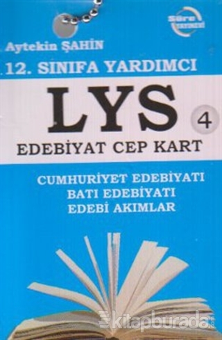 12. Sınıfa Yardımcı LYS Edebiyat Cep Kart 4