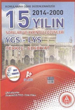 YGS - LYS Türkçe Edebiyat Son 15 Yıl Çıkmış Sorular %15 indirimli Eran