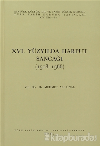 16. Yüzyılda Harput Sancağı (1518-1566)