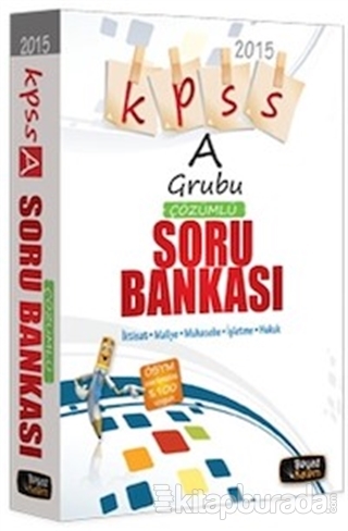 2015 KPSS A Grubu Çözümlü Soru Bankası