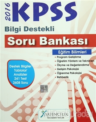 2016 KPSS Bilgi Destekli Soru Bankası