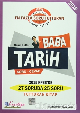 2016 KPSS Genel Kültür BABA Tarih Soru-Cevap