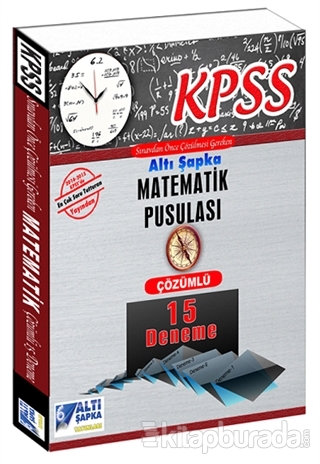 2016 KPSS Matematik Pusulası Çözümlü 15 Deneme
