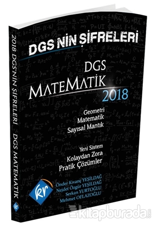 2018 DGS nin Şifreleri Matematik Geometri Tamamı Çözümlü Soru Bankası