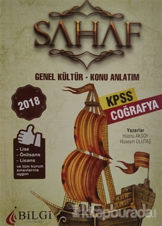 2018 KPSS Sahaf Coğrafya Konu Anlatımı Hüsnü Aksoy