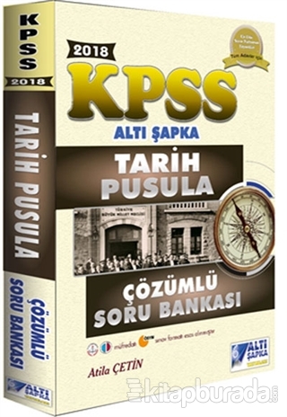 2018 KPSS Tarih Pusula Çözümlü Soru Bankası Atila Çetin