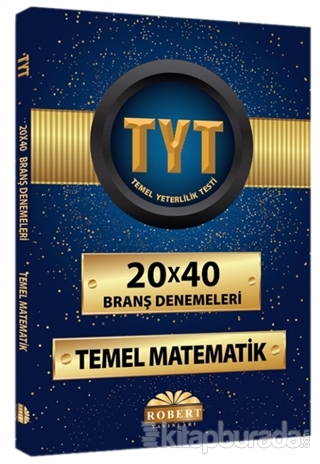 2018 TYT Temel Matematik 20x40 Branş Denemeleri