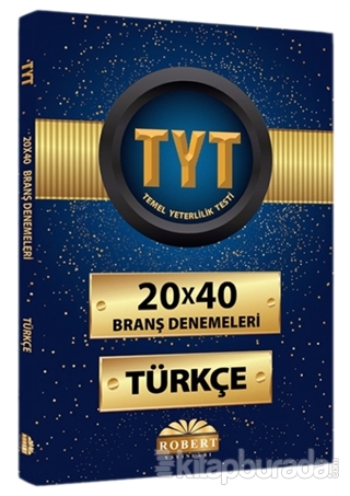 2018 TYT Türkçe 20x40 Branş Denemeleri