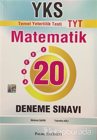 2018 YKS TYT Matematik 20 Deneme Sınavı Mehmet Şahin