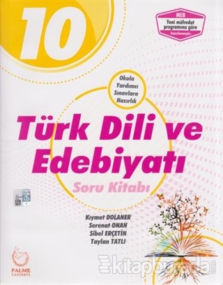 2019 10. Sınıf Türk Dili ve Edebiyatı Soru Kitabı Kıymet Dolaner