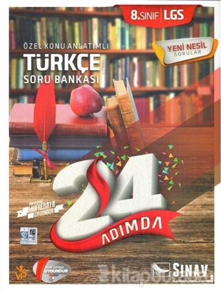 2019 8. Sınıf 24 Adımda LGS Türkçe Özel Konu Anlatımlı Soru Bankası
