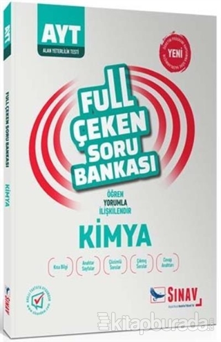 2019 AYT Kimya Full Çeken Soru Bankası Kolektif