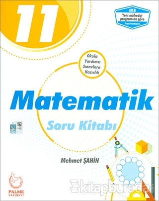 2019 Palme 11. Sınıf Matematik Soru Kitabı Mehmet Şahin