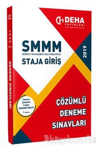 2019 SMMM Staja Giriş 7 Çözümlü Deneme