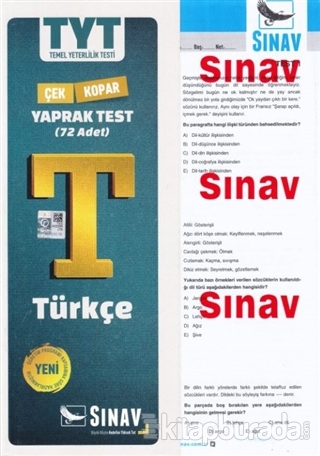 2019 TYT Türkçe Yaprak Test Kollektif