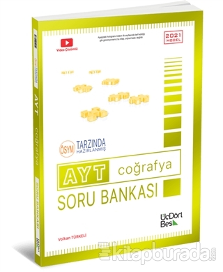 2021 AYT Coğrafya Soru Bankası Volkan Türkeli