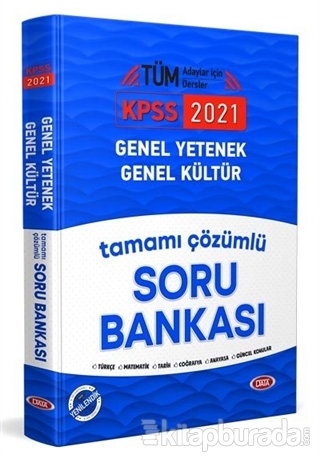 2021 KPSS Genel Yetenek Genel Kültür Tamamı Çözümlü Soru Bankası