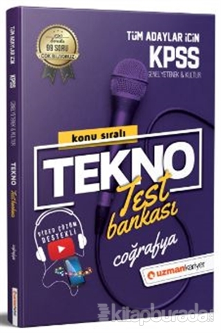 2021 KPSS Tekno Konu Konu Test Bankası - Coğrafya Kolektif