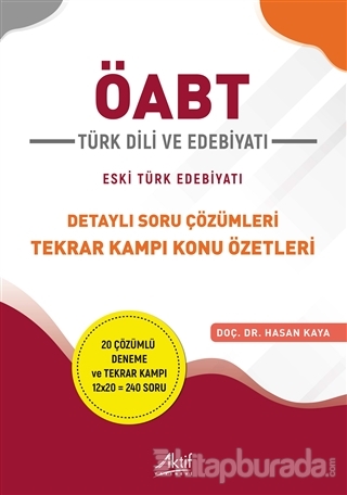 2021 ÖABT Türk Dili ve Edebiyatı Detaylı Soru Çözümleri Tekrar Kampı K