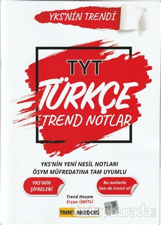 2021 TYT Türkçe Trend Notlar Ercan Ümitli