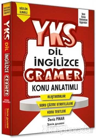 2021 YKS Dil İngilizce Gramer Türkçe Açıklamalı ve Kapsamlı Konu Anlatımı Kitabı
