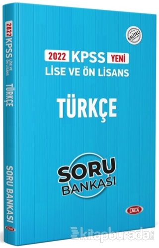 2022 KPSS Lise ve Ön Lisans Türkçe Soru Bankası Kolektif