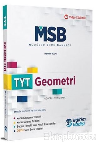 2022 TYT Geometri MSB Soru Bankası Kolektif