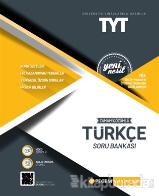 TYT Tamamı Çözümlü Türkçe Soru Bankası