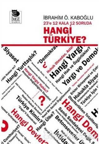 23'e 12 Kala 12 Soruda Hangi Türkiye? %15 indirimli İbrahim Ö. Kaboğlu