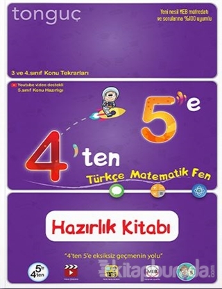 4'ten 5'e Türkçe - Matematik - Fen Hazırlık Kitabı