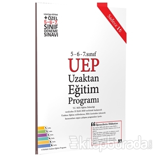 5-6-7 UEP Uzaktan Eğitim Programı ( 10'lu Paket) Kolektif