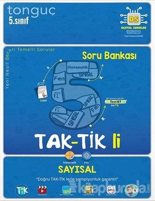 5. Sınıf Tak-Tik'li Sayısal Soru Bankası