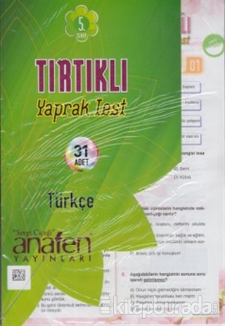 5. Sınıf Türkçe Yaprak Testleri %15 indirimli Komisyon